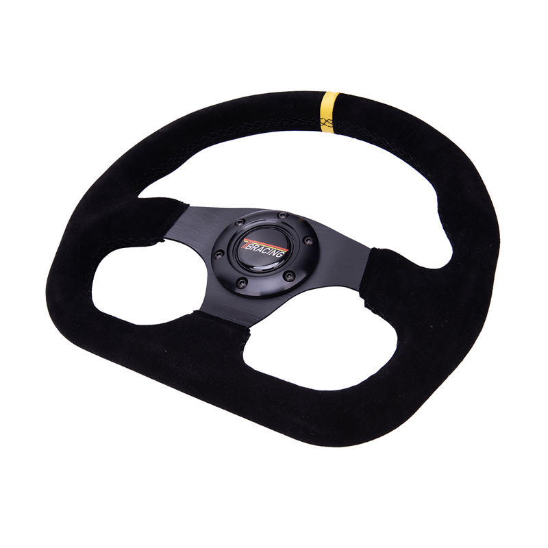 Universal 326MM Suede Steering Wheel Leather Steering Wheel Drift Racing